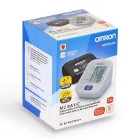 7. Тонометр Omron M2 Basic с адаптером универсальная веерообразная манжета 22-42 см