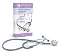 Стетофонендоскоп СФ-02 Адъютор с двусторонней головкой Адъютор