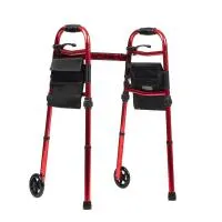 1. Ходунки - роллаторы XR 207 Ortonica складные с органайзерами и с сумкой для переноски и хранения