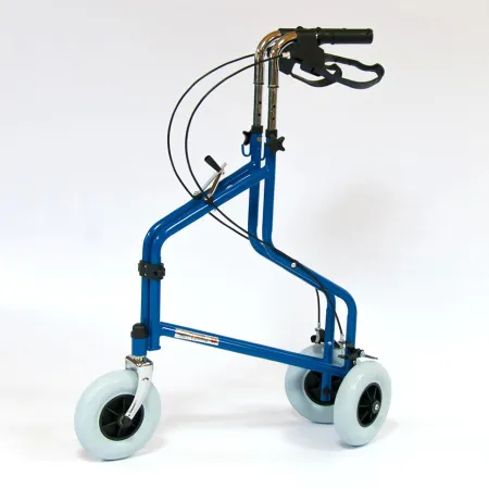 6. Ходунки-роллаторы FS969H на 3-х колесах прогулочные с корзинкой и сумкой складные