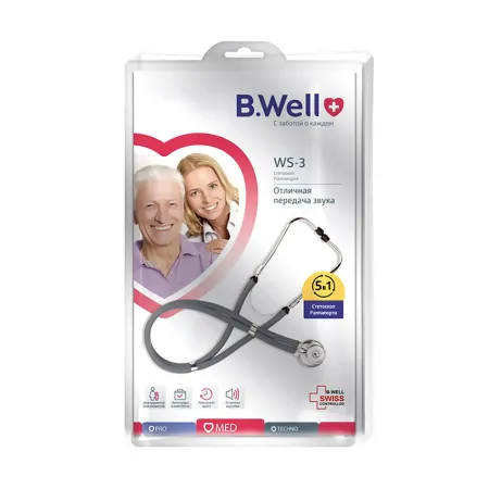 7. Стетоскоп Раппапорта B.Well WS-3