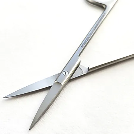 2. Ножницы J-22-211A Surgicon глазные прямые остроконечные 115 мм
