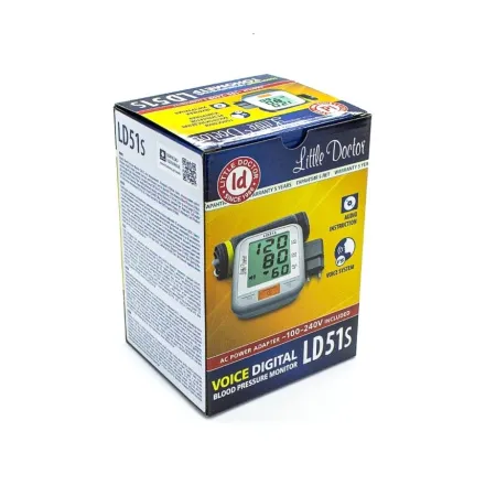 4. Тонометр Little Doctor LD51S с голосовым сопровождением с адаптером