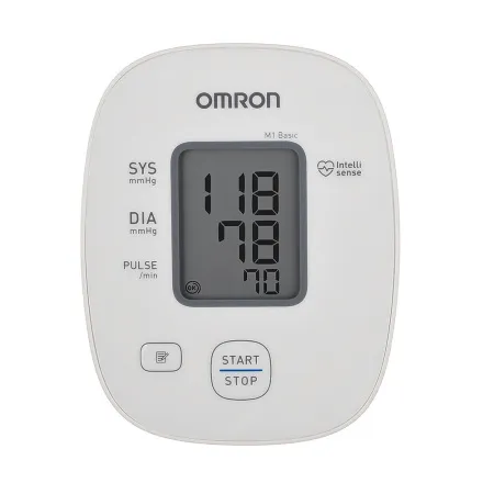2. Тонометр Omron M1 Basic автоматический с адаптером веерообразная манжета 22 - 32 см