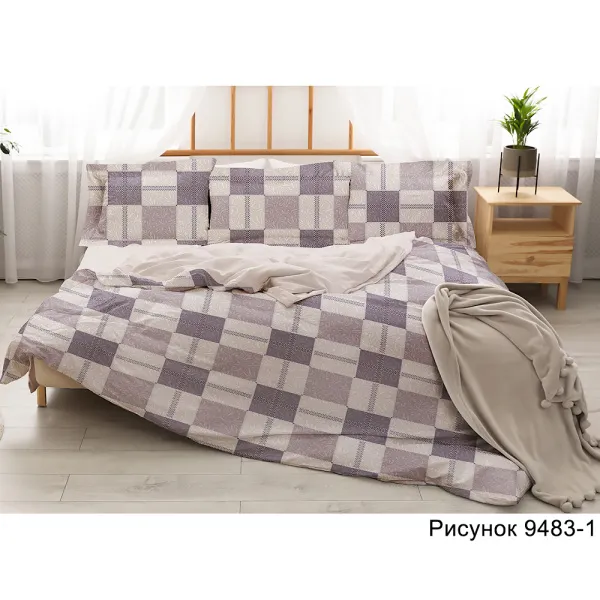 1. Комплект постельного белья ЭКОДОМ Персик 9483-1