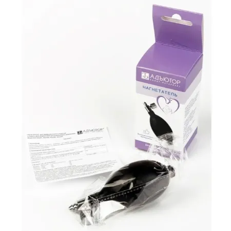 2. Груша AD2301 Адъютор Нагнетатель с боковым регулятором и обратным клапаном