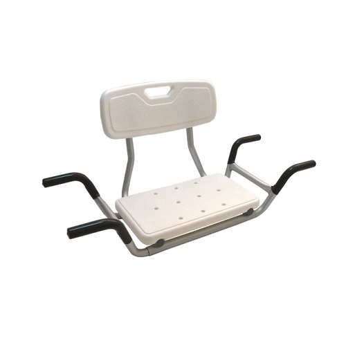 Сиденье для ванны 504S с поручнем и спинкой, Мега-Оптим