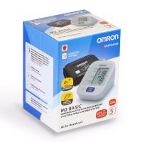 7. Тонометр Omron M2 Basic с адаптером универсальная веерообразная манжета 22-42 см