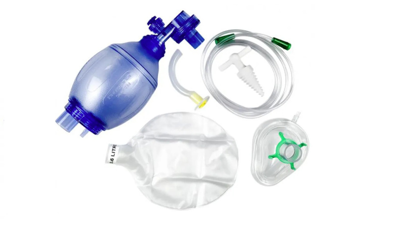 Мешок дыхательный Амбу Ассомедика 1630 мл, взрослый, многоразовый
