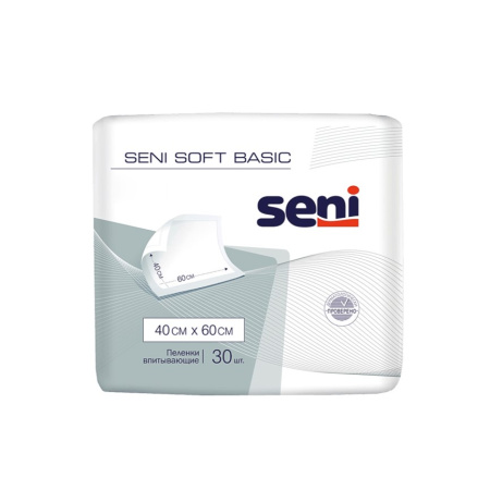 1. Пеленка Seni Soft BASIC 40 x 60 см