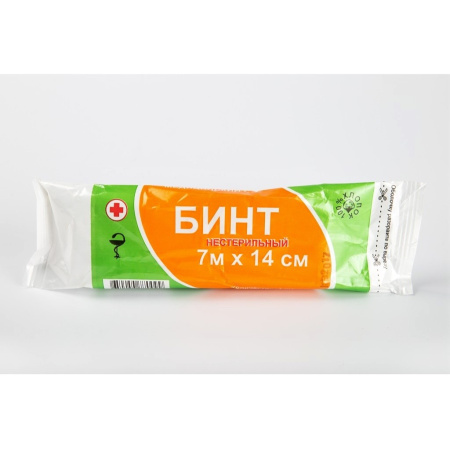 1. Бинт нестерильный 14 см х 7 м Вера Мед