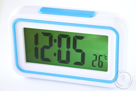 Часы настольные с термометром и будильником 29921
