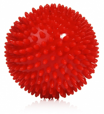 1. Мяч массажный игольчатый Ортосила L 0109 красный диаметр 9 см
