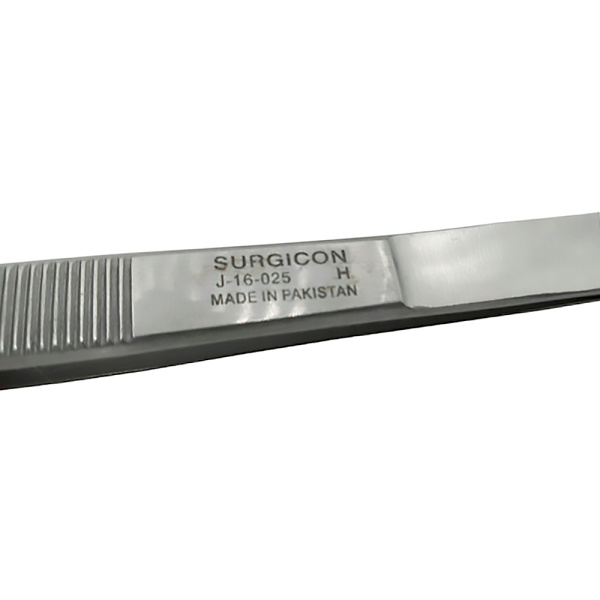 2. Пинцет J-16-025 Surgicon анатомический общего назначения 200 мм