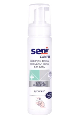 Шампунь - пенка SENI CARE для мытья волос без воды