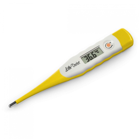 Термометр Little Doctor LD-302 желтый гибкий водозащитный корпус